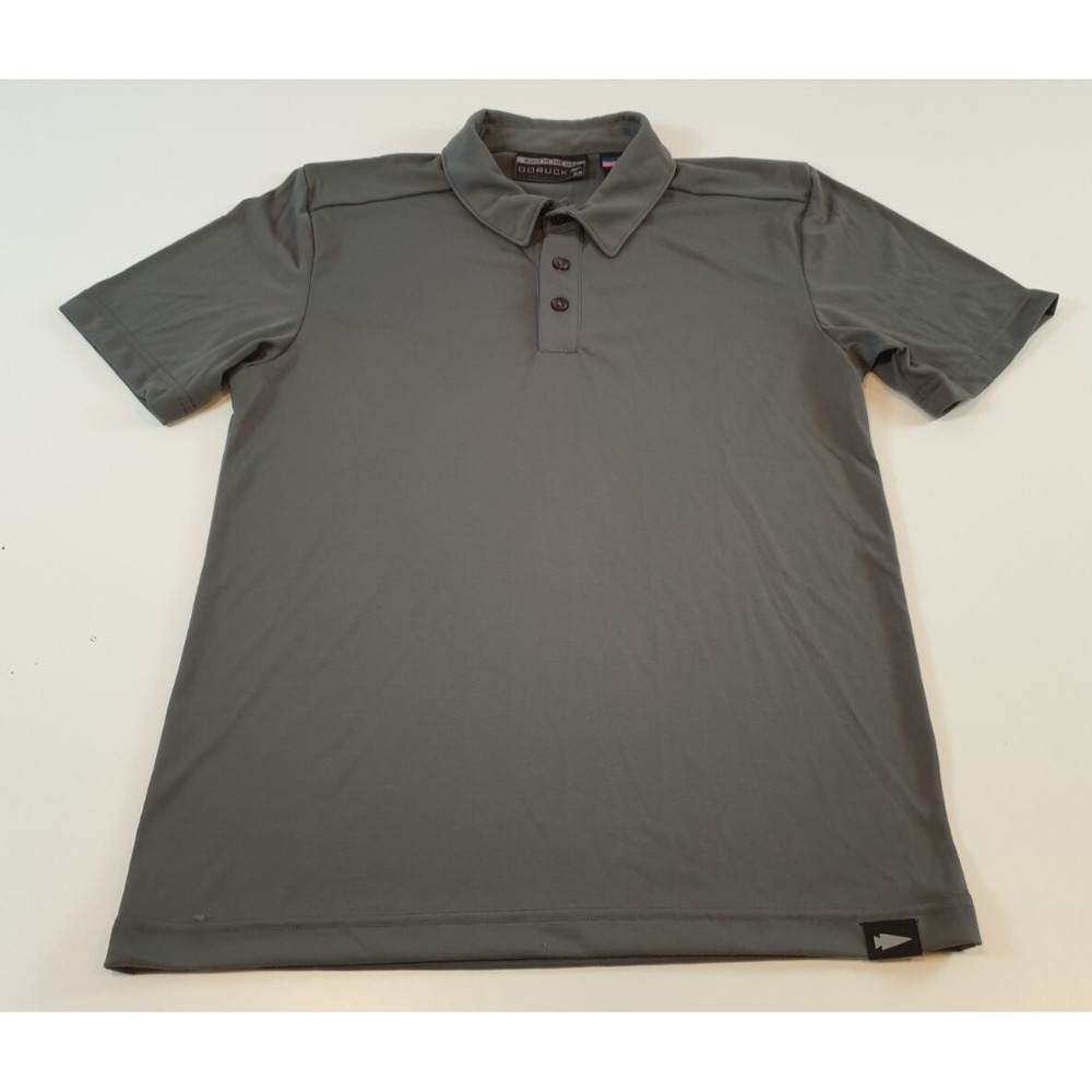 GORUCK The American Polo Shirt Men's S Gray Tactical Built In USA Tough 365
